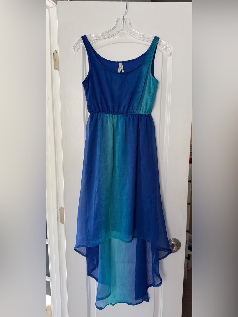 Truth NYC Blue Ombre High-Low Dress